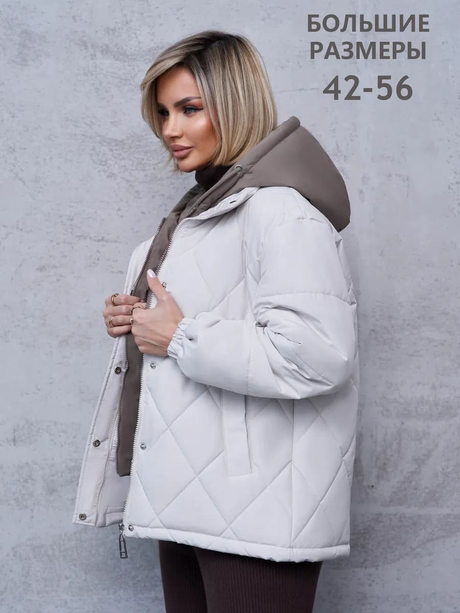 Куртка весенняя с капюшоном