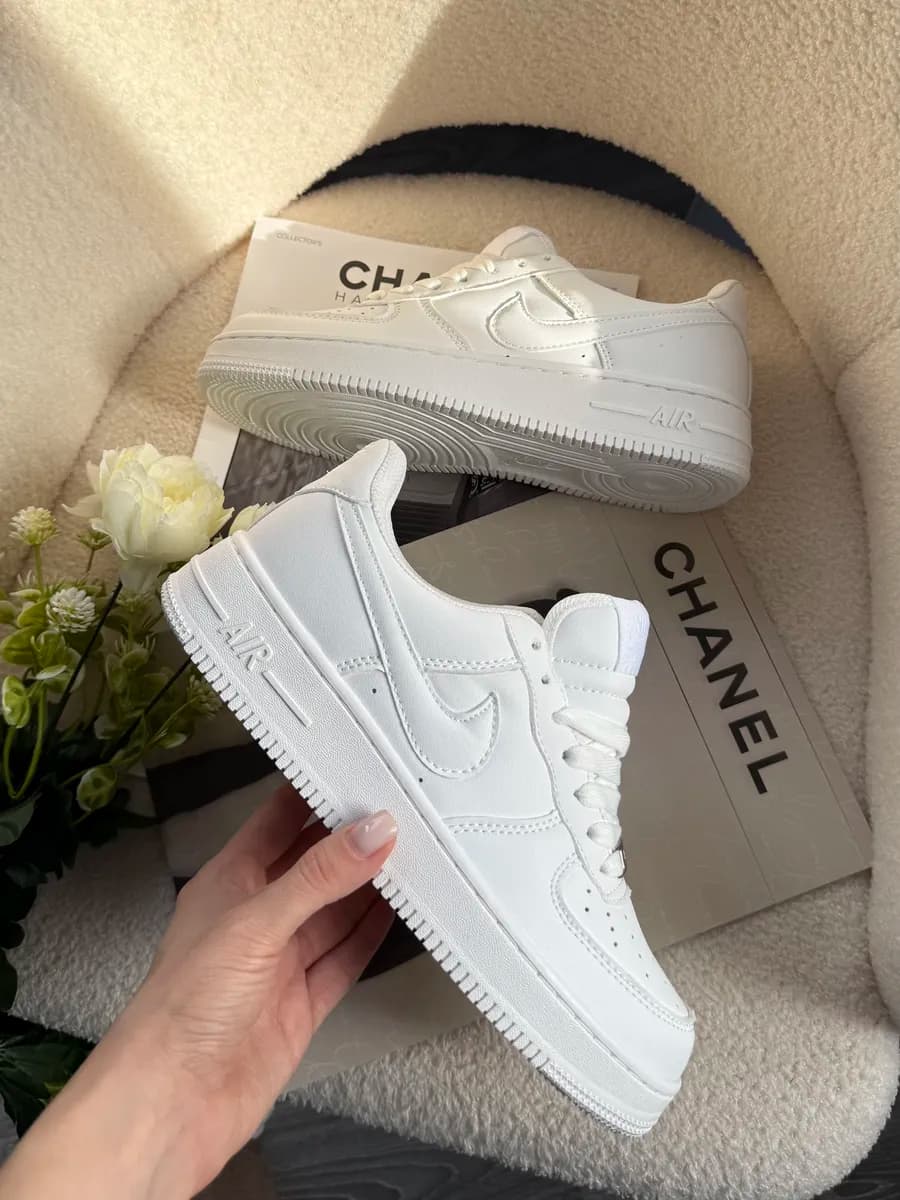 Кроссовки air Force 1 форсы белые