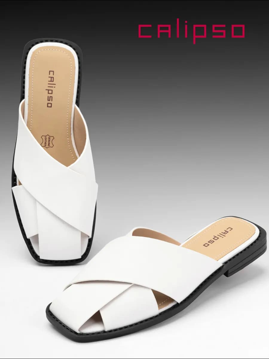 Мюли женские натуральная кожа