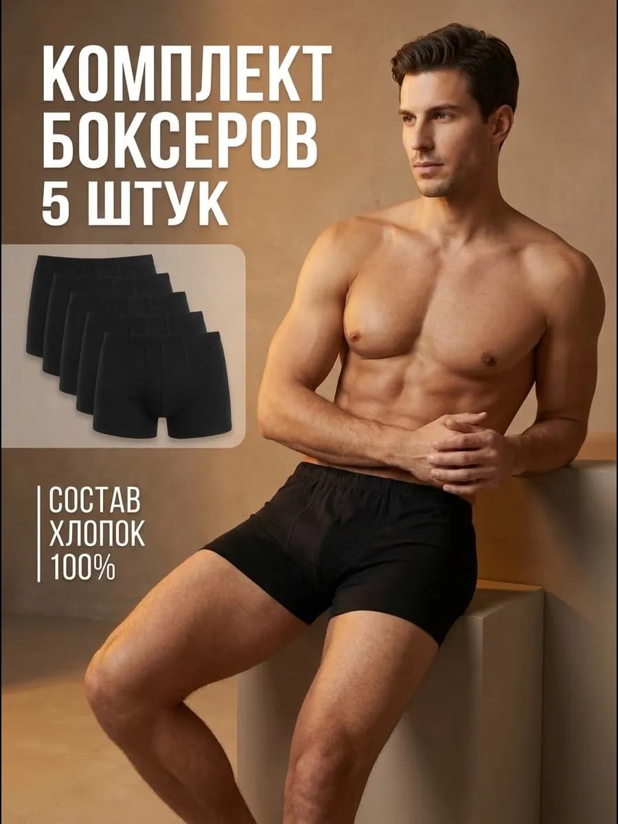 боксеры набор 5 штук