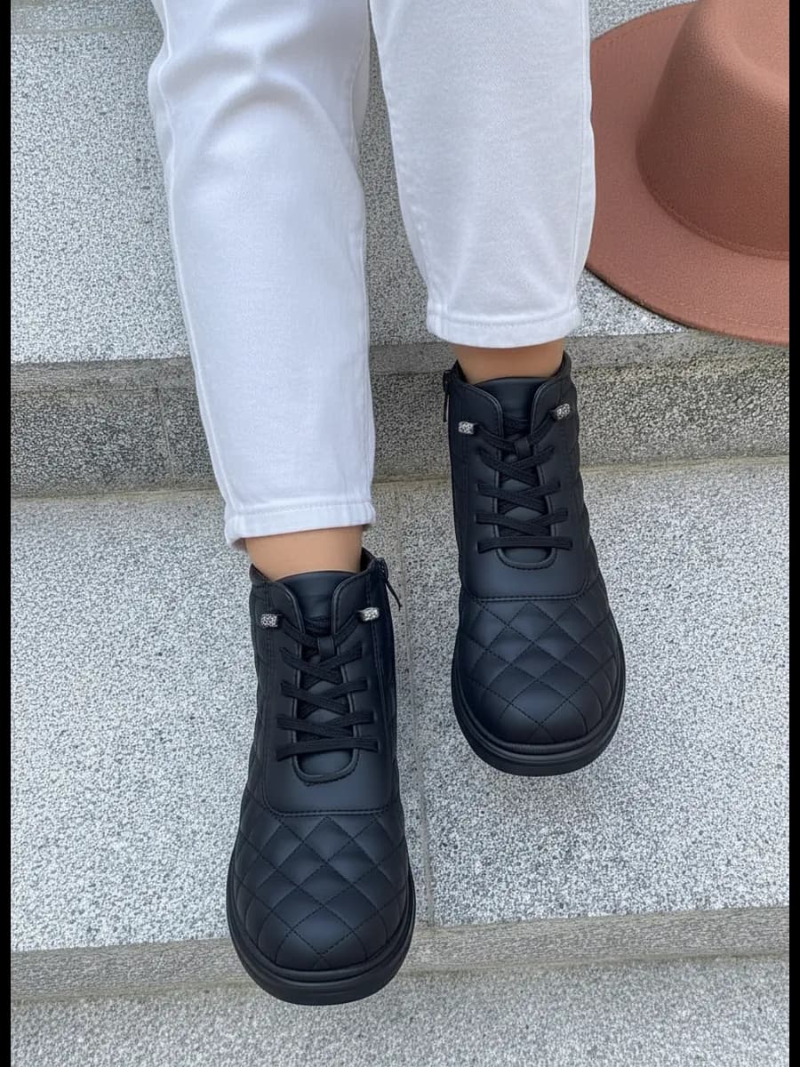 ботинки демисезонные на широкую ногу