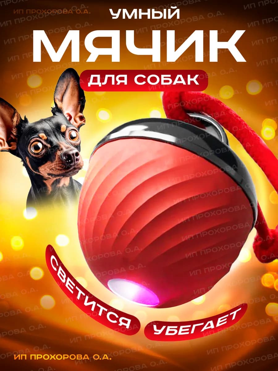 Интерактивная игрушка Мяч для собак