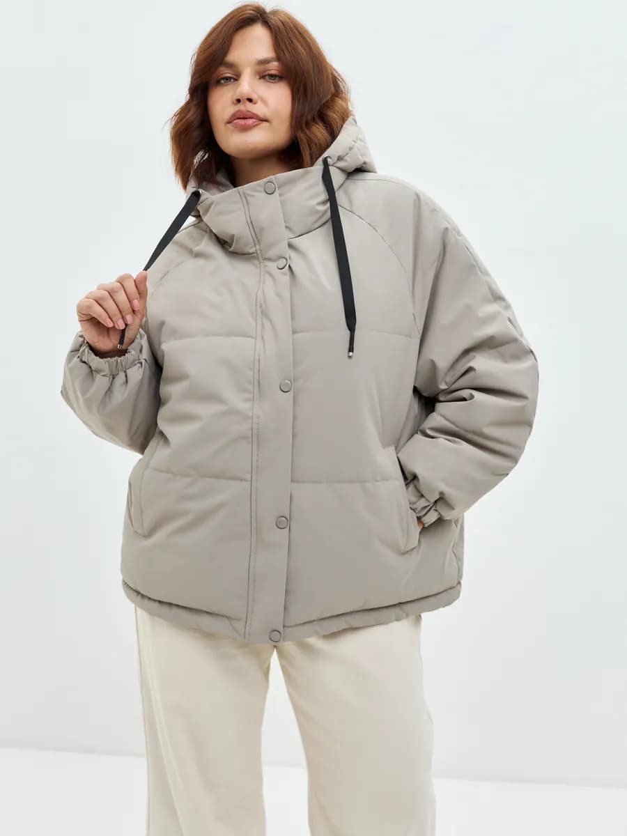 Весенняя куртка демисезонная больших размеров - фото 1