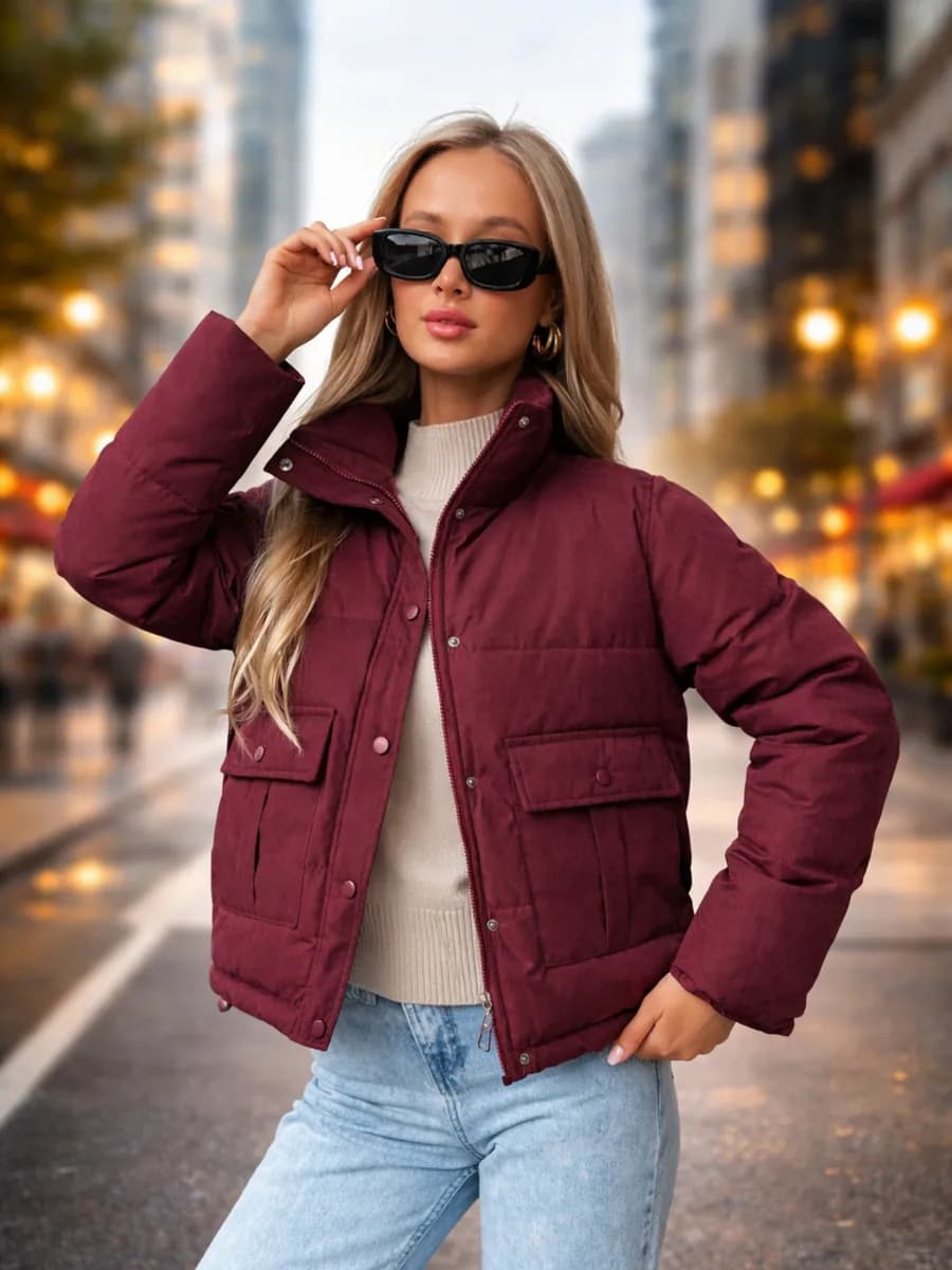 Весенняя куртка короткая