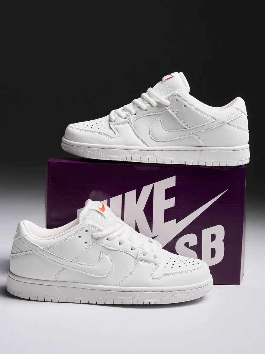 Кроссовки sb dunk low данки кеды белые для школы