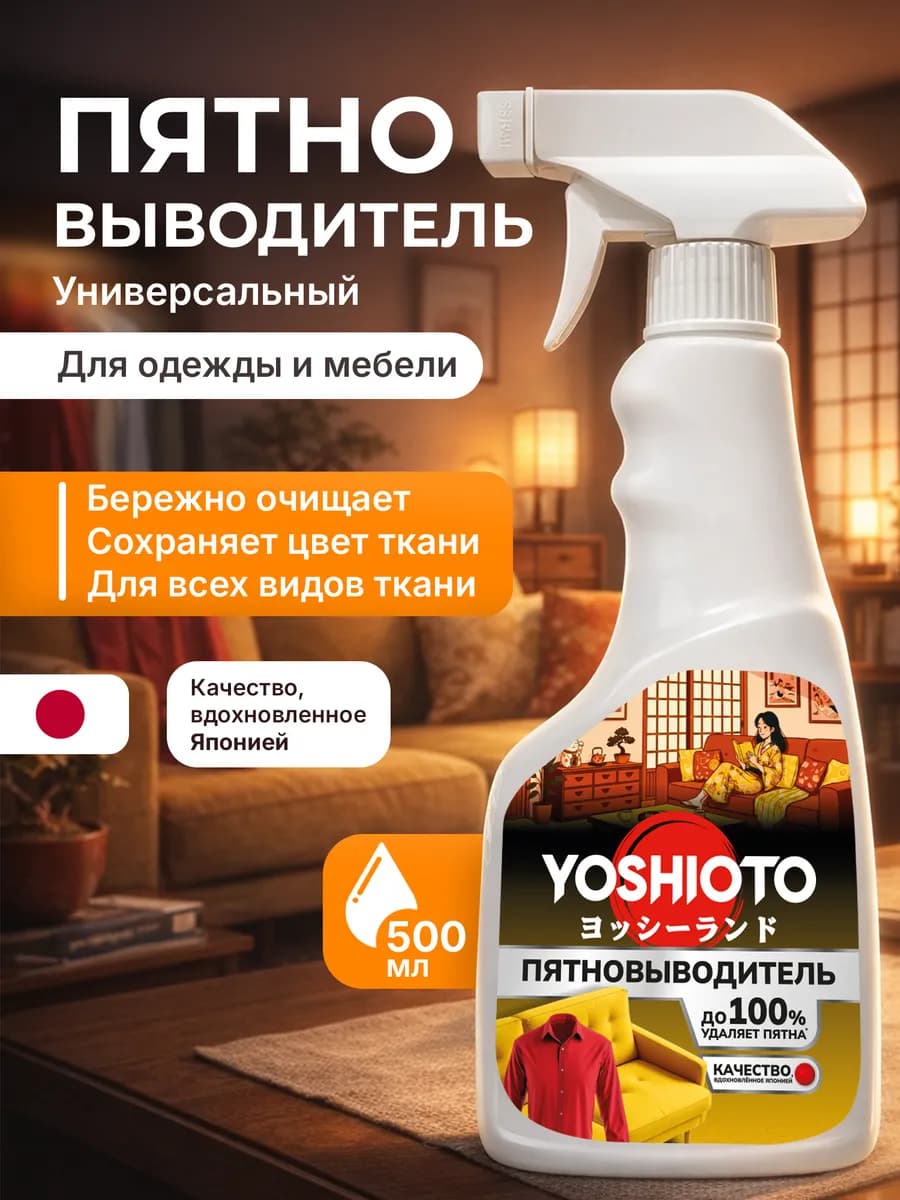 Чистящее средство для дома, пятноудалитель для мебели