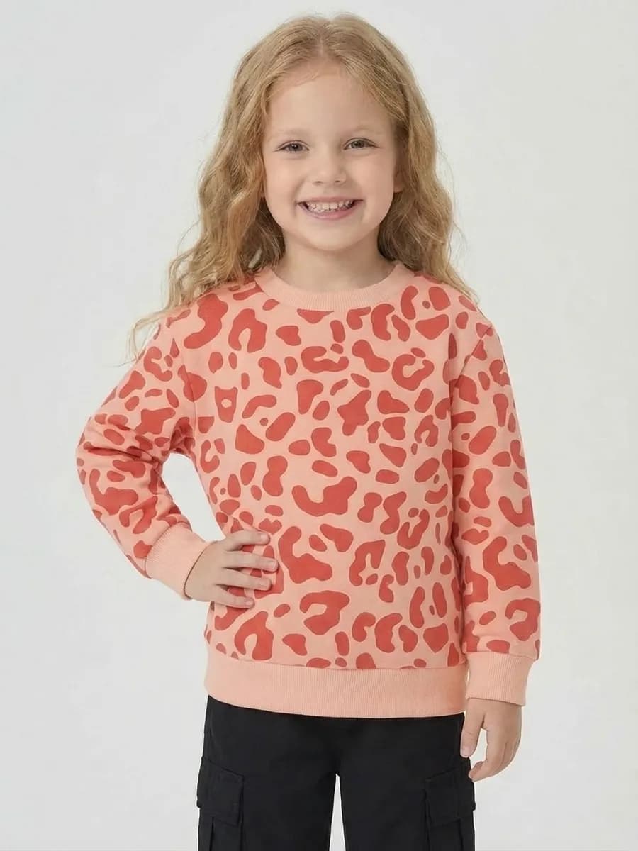 Детский свитшот толстовка с небольшим начесом