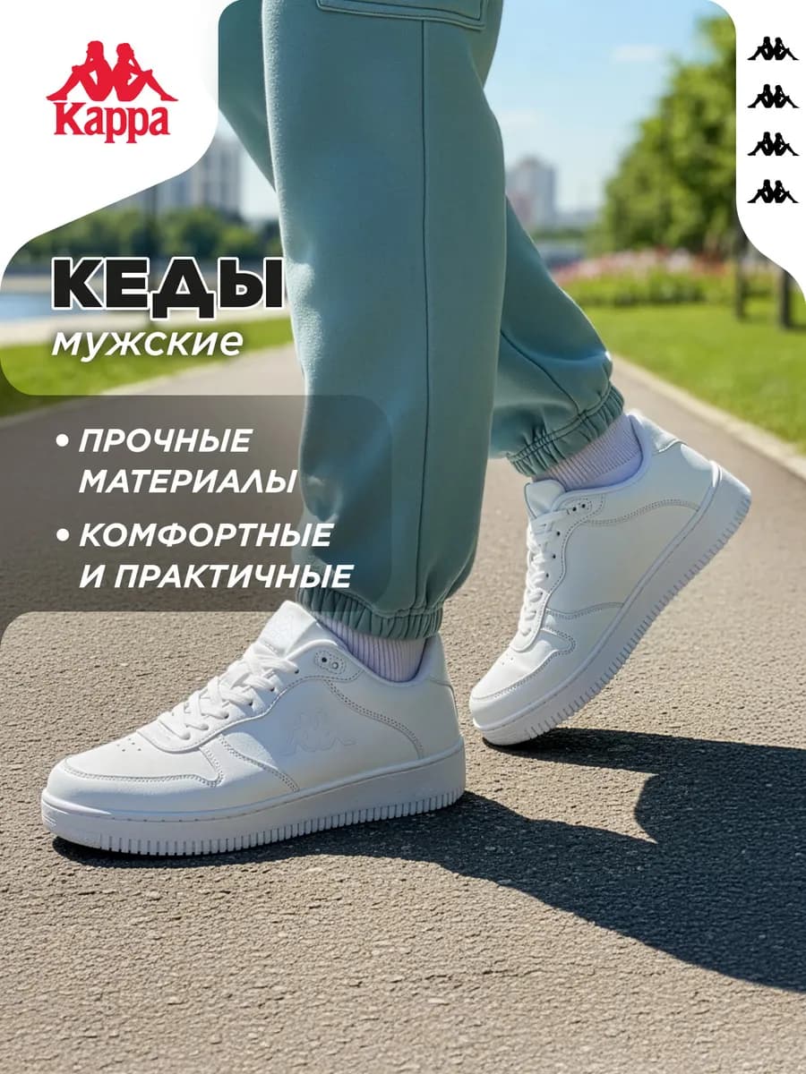 Кеды мужские Logo Maserta
