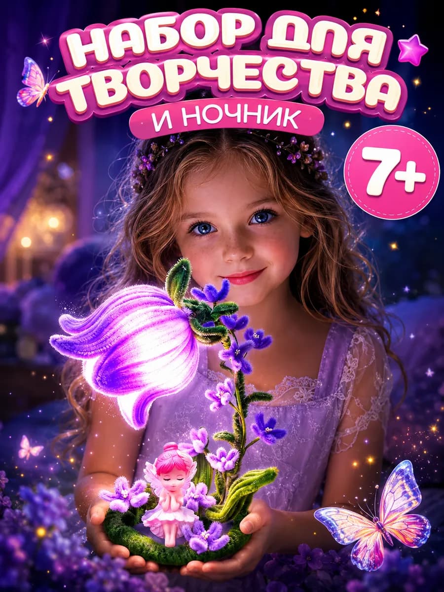 Набор для творчества, поделок и лепки для девочек