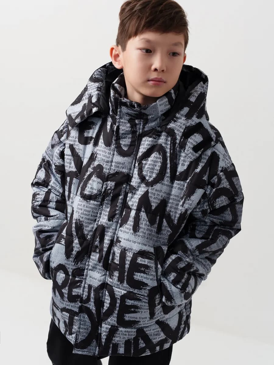 Куртка демисезонная подростковая с капюшоном