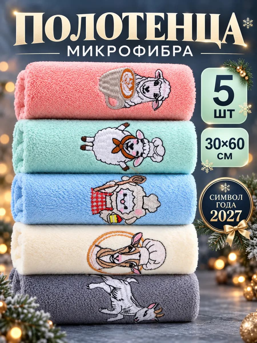 Полотенца кухонные подарочный набор на новый год 2027