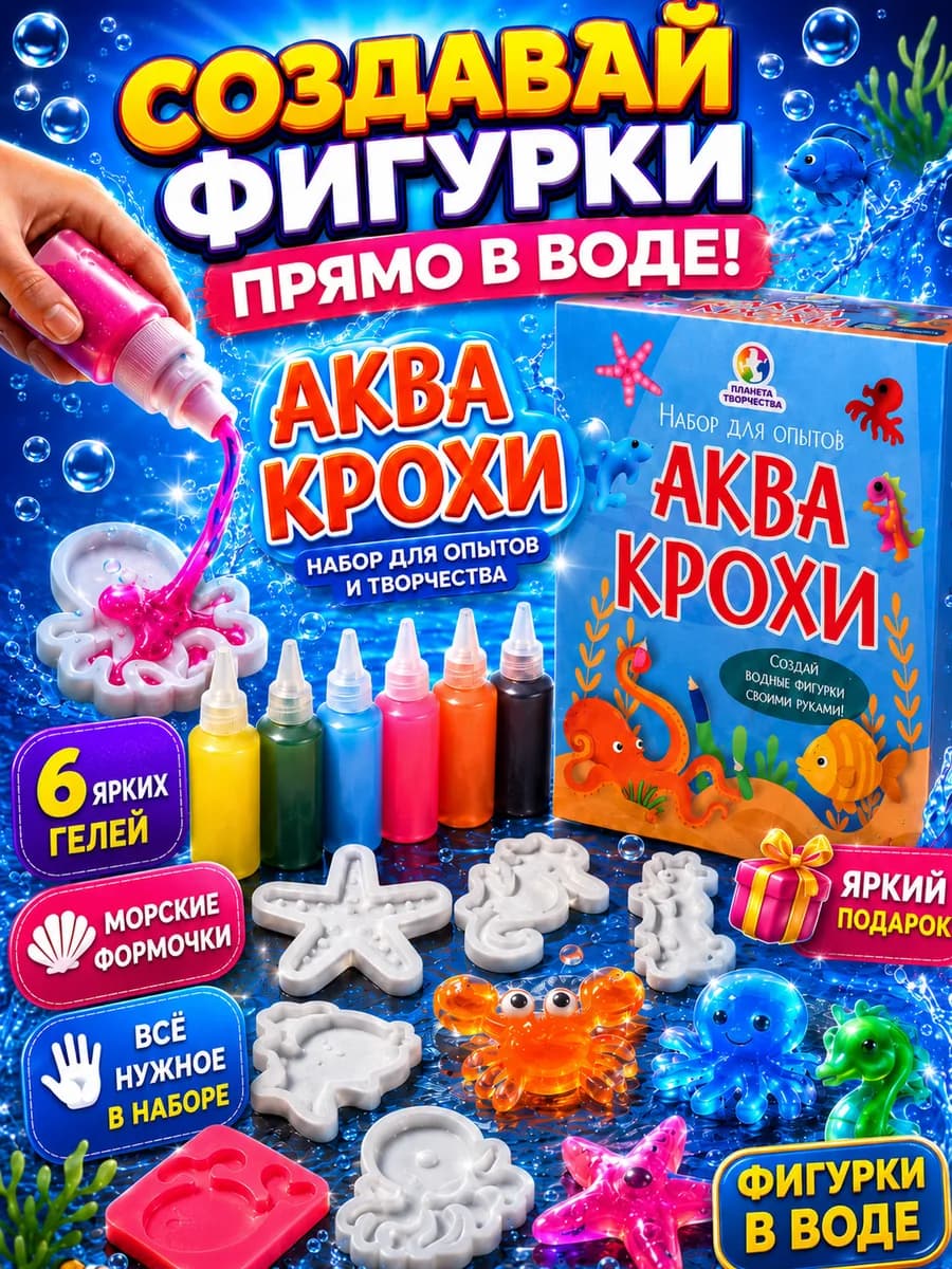 Набор для опытов, экспериментов и творчества