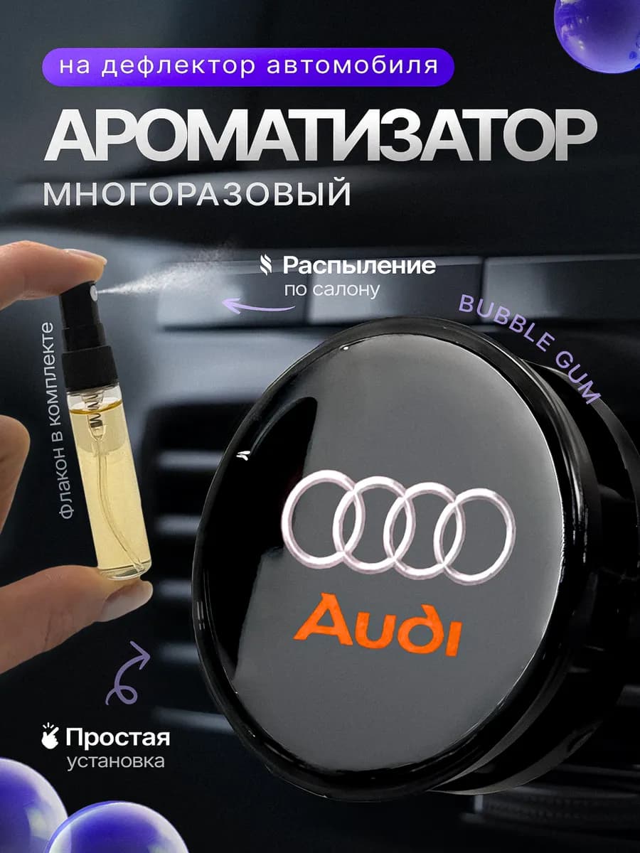 Ароматизатор в машину на дефлектор Audi