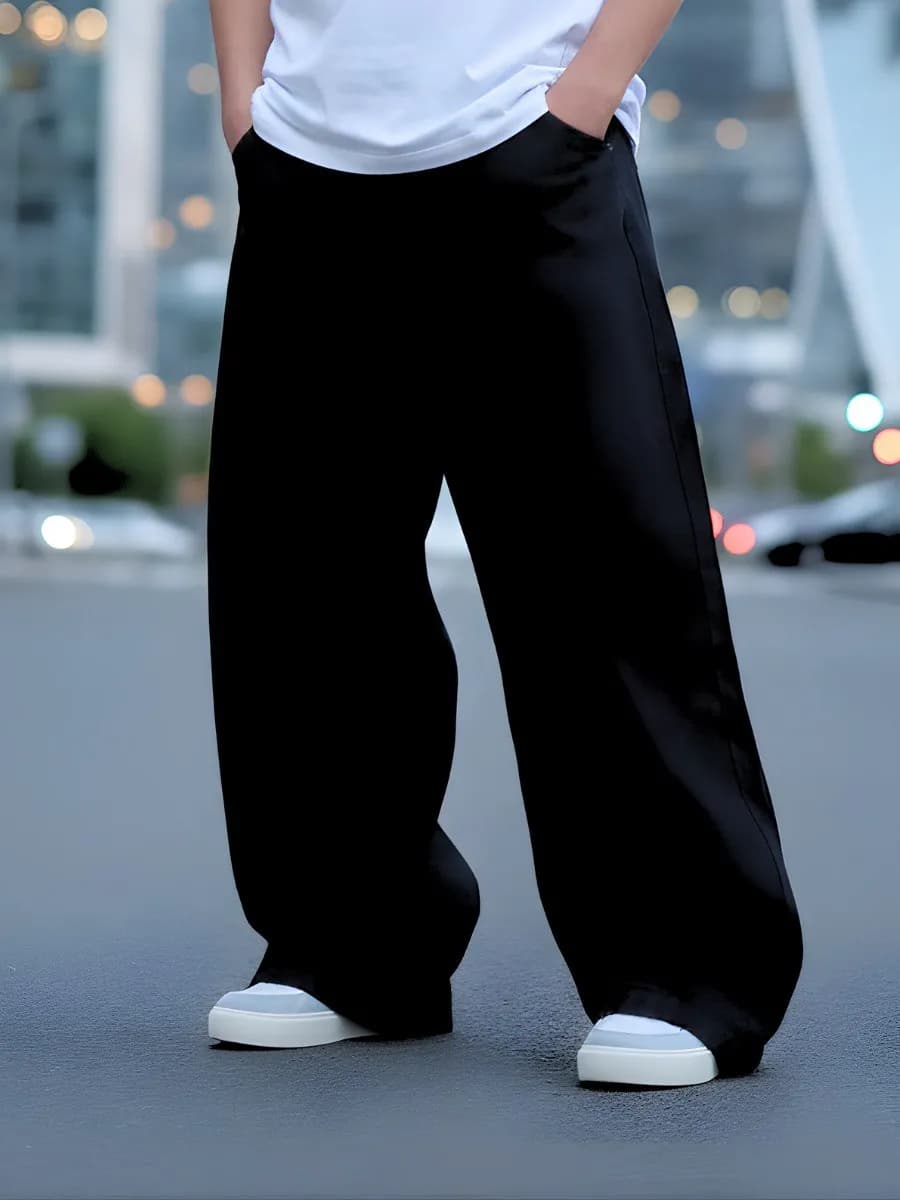 Джинсы очень широкие багги прямые