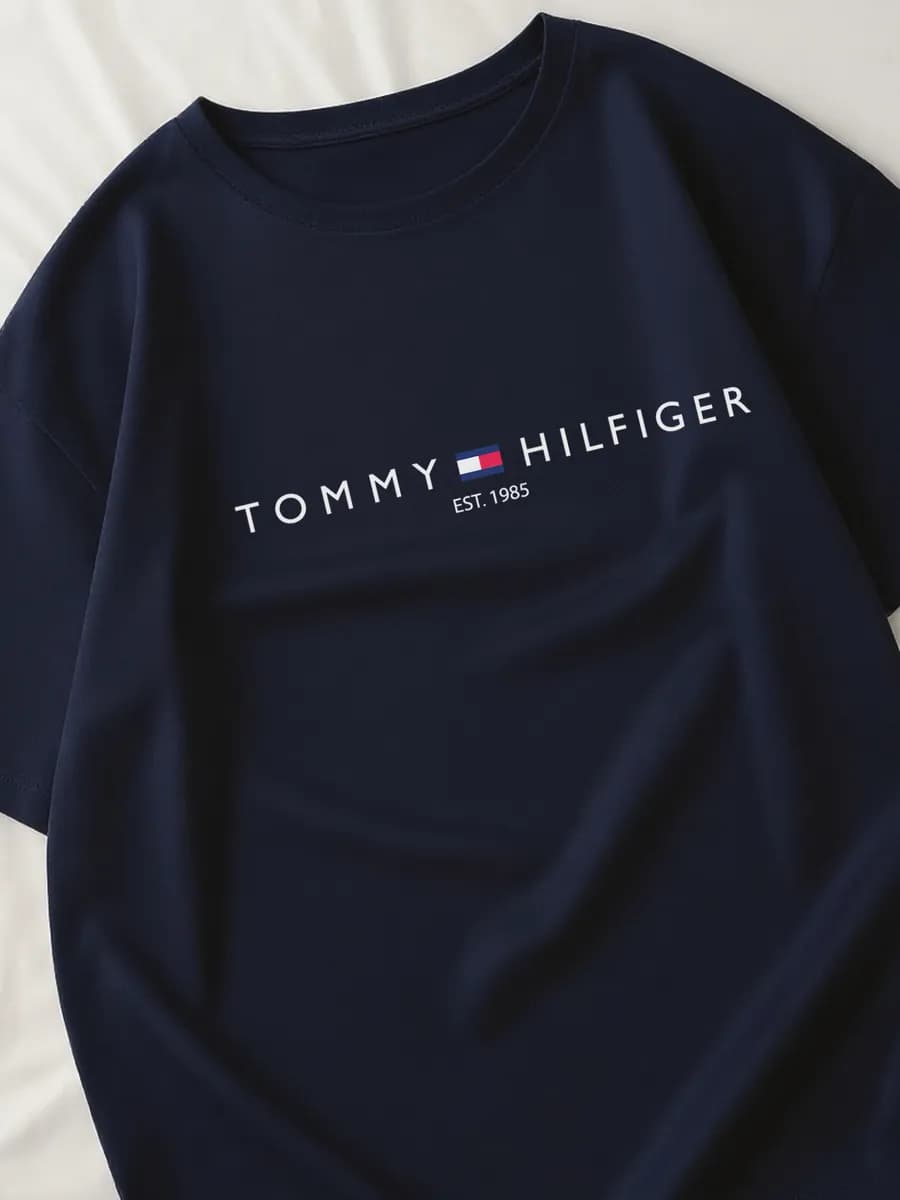 Футболка мужская с принтом хлопок