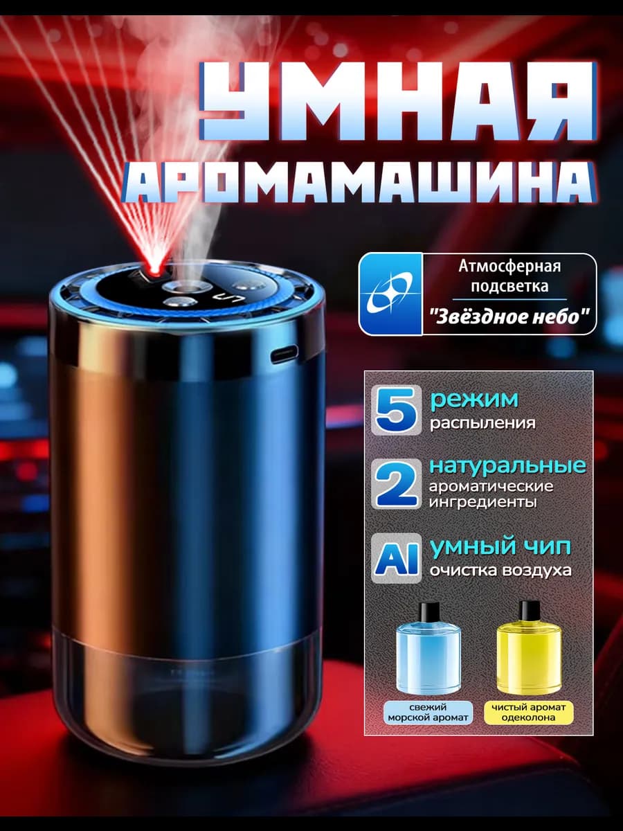 Ароматизатор в машину автоматический ультразвуковой