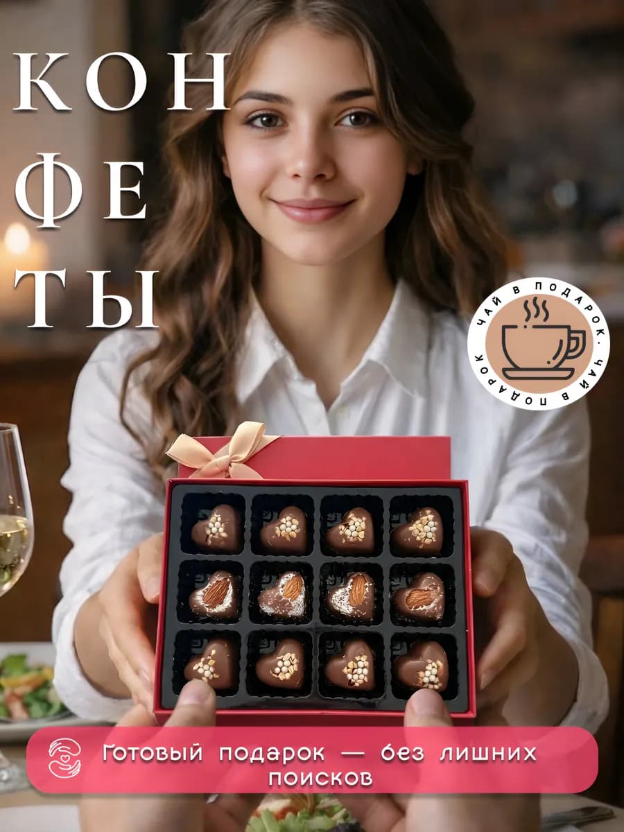 Подарочный набор конфет ручной работы