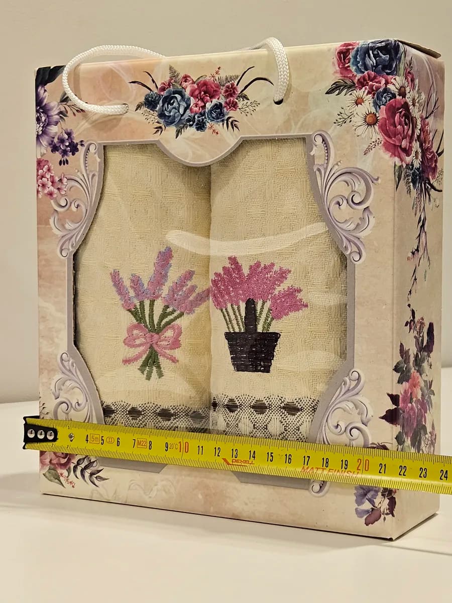 Набор кухонных полотенец подарок на 8 марта