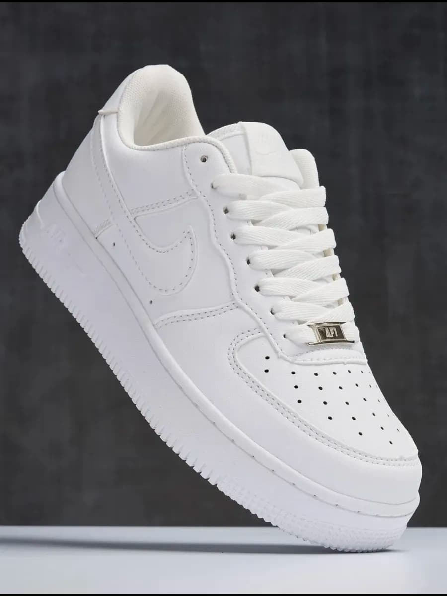 Кроссовки Air Force 1 White форсы белые кеды