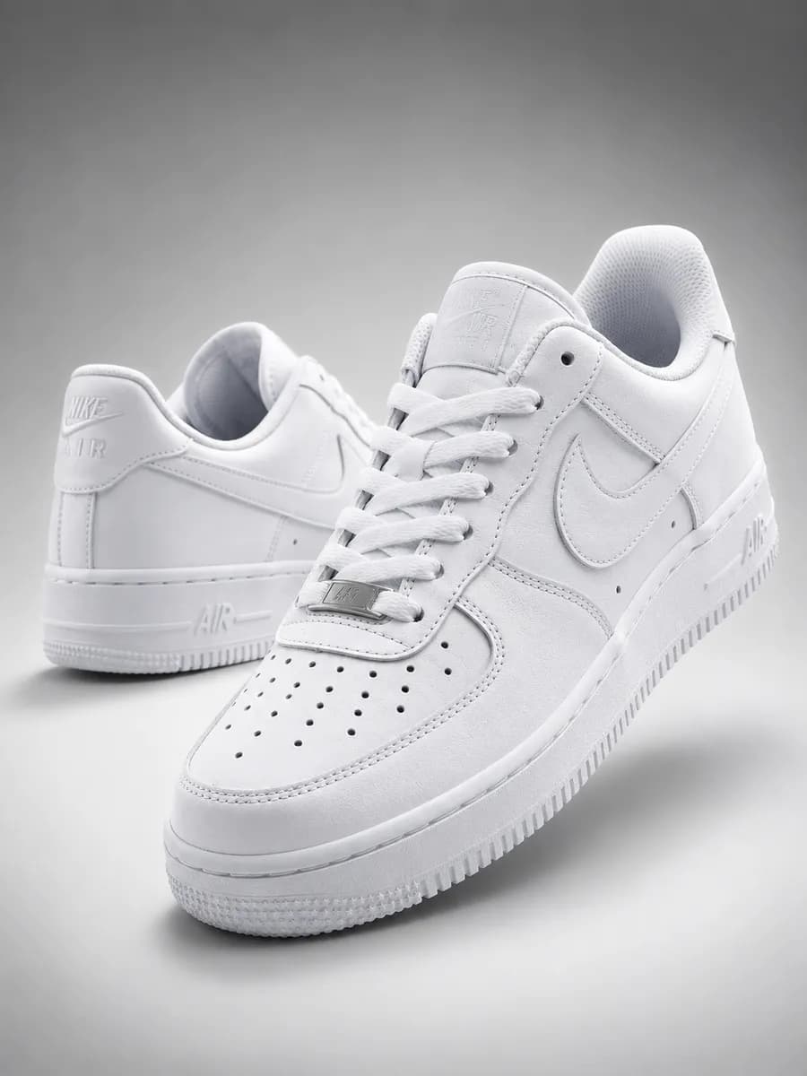 Кроссовки Air Force 1 White форсы белые кеды