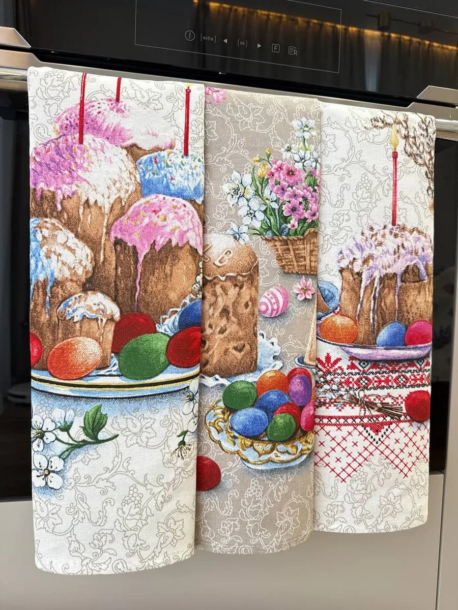 Полотенце кухонное подарочный набор 3 шт