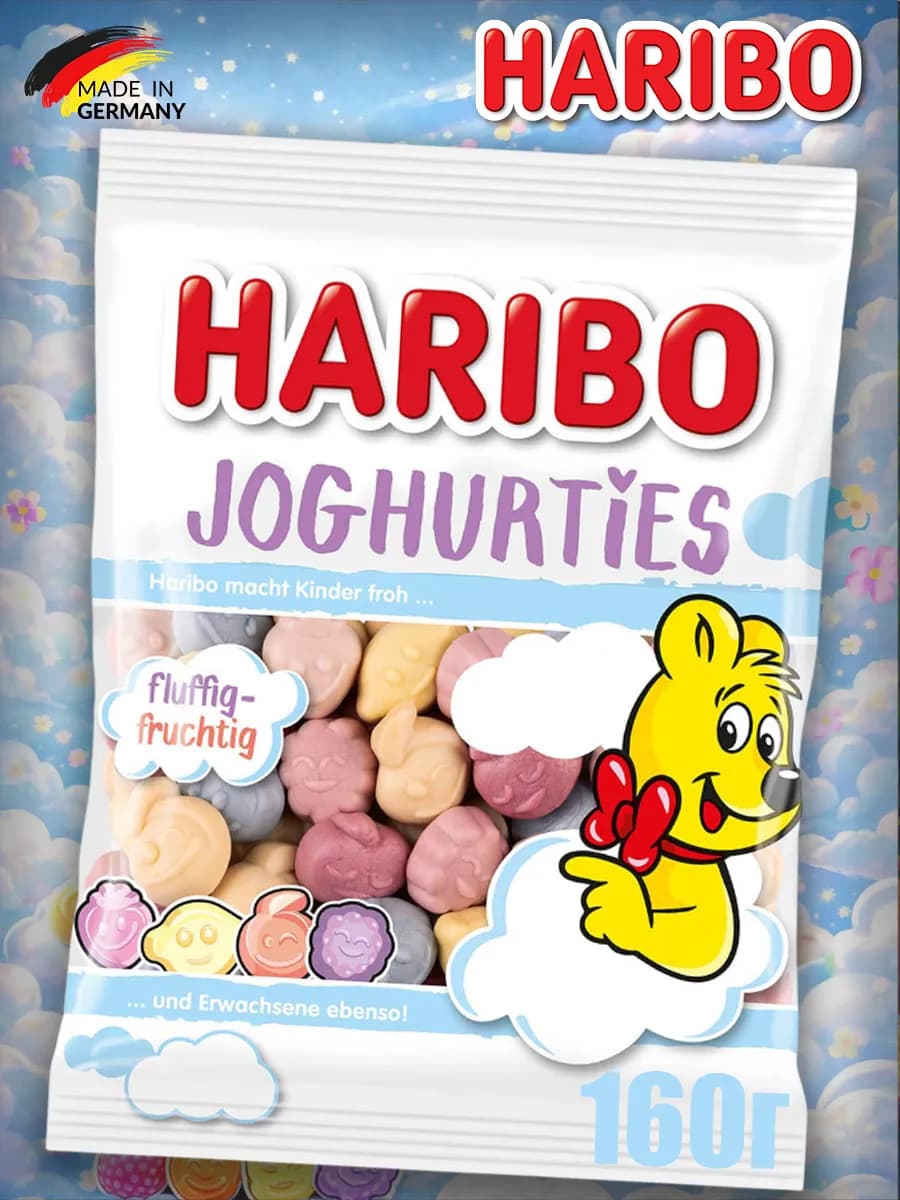 Жевательный Мармелад Харибо Joghurties