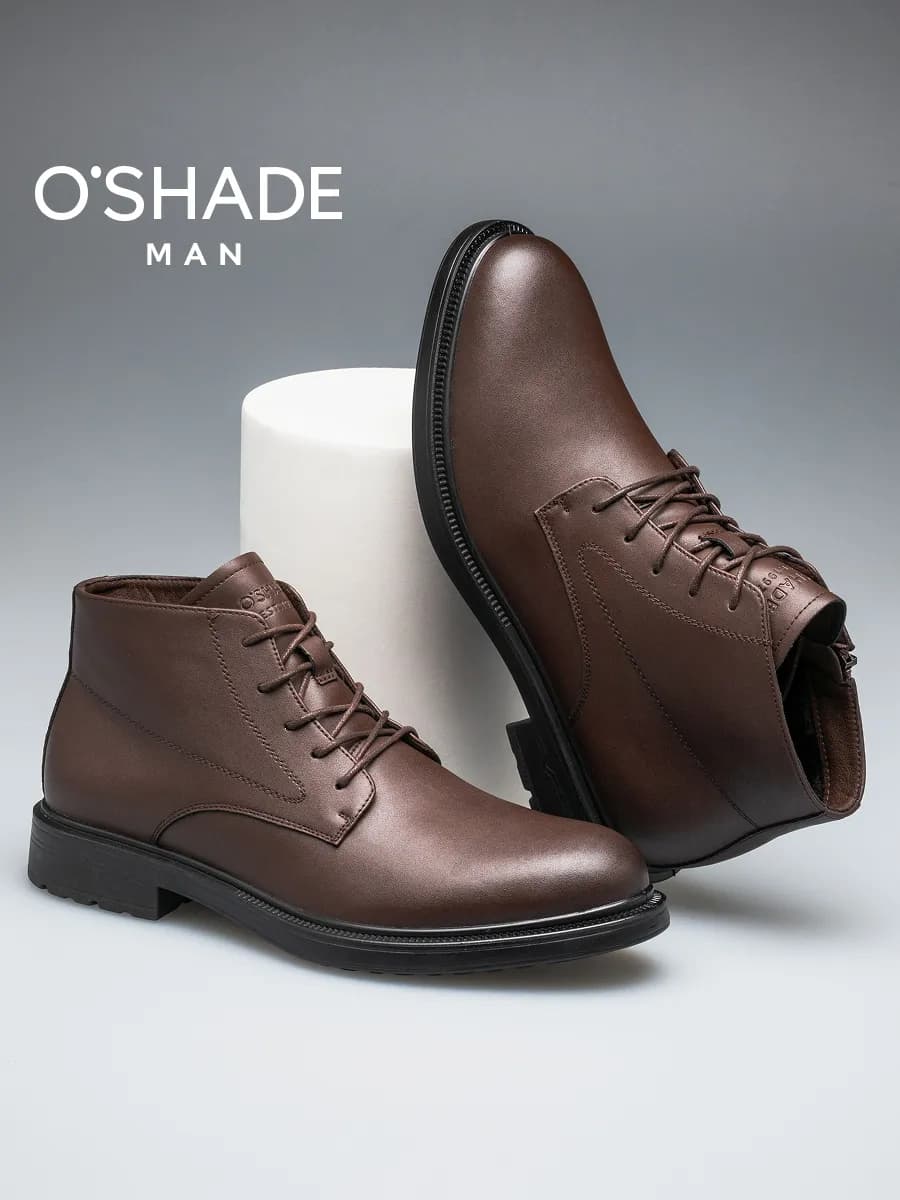 Ботинки мужские демисезонные коричневые