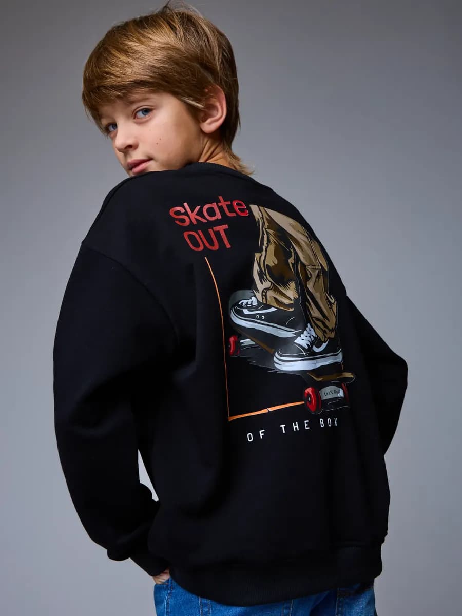 Свитшот для подростков с принтом