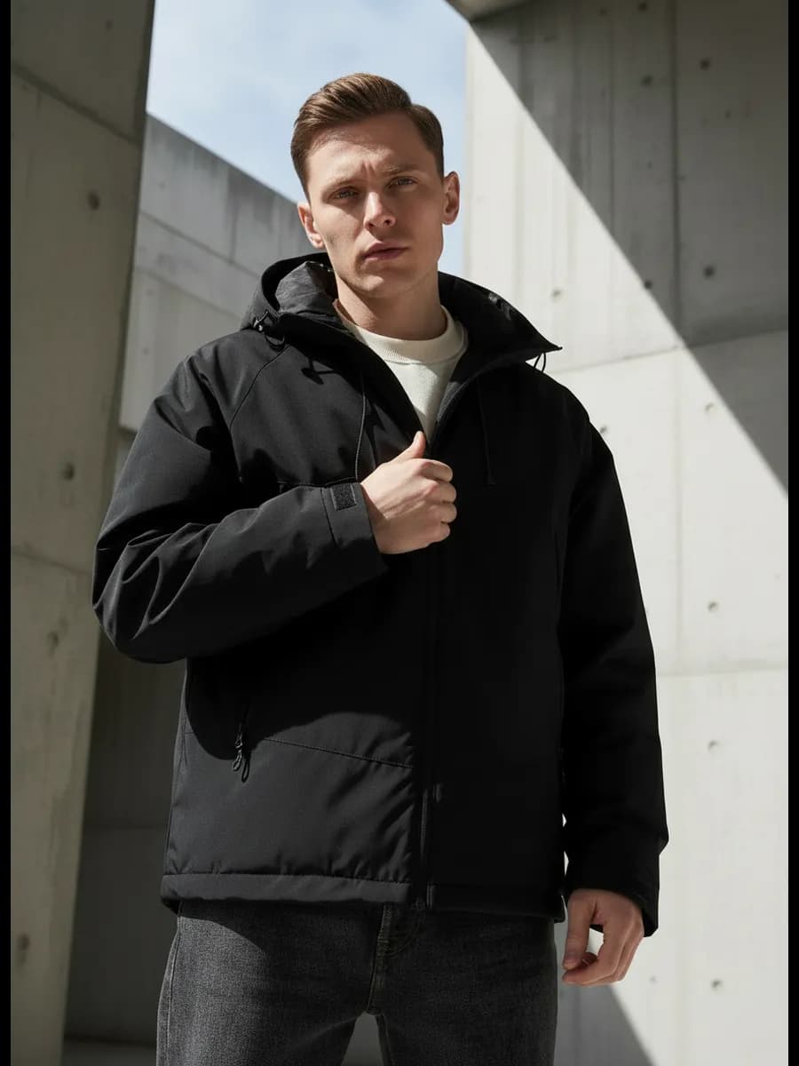 Куртка демисезонная с капюшоном