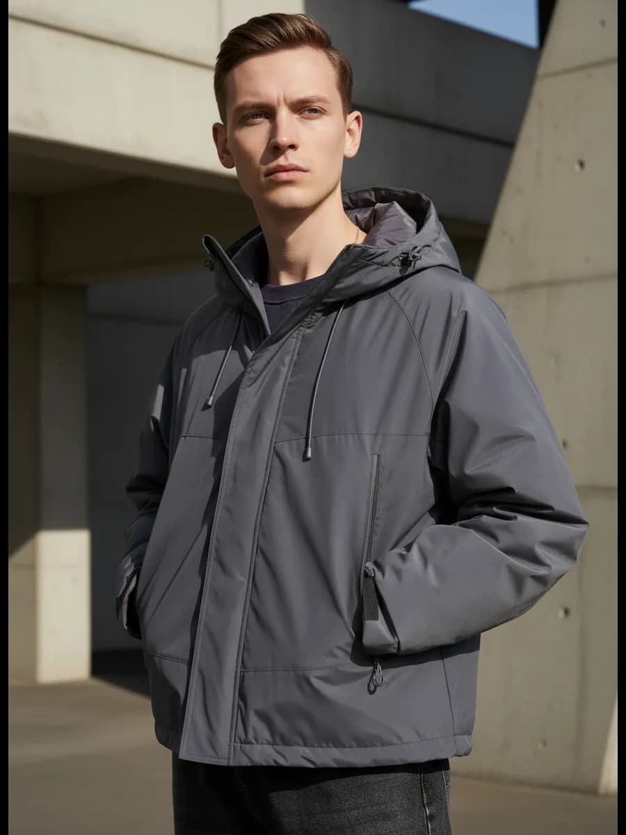 Куртка демисезонная с капюшоном