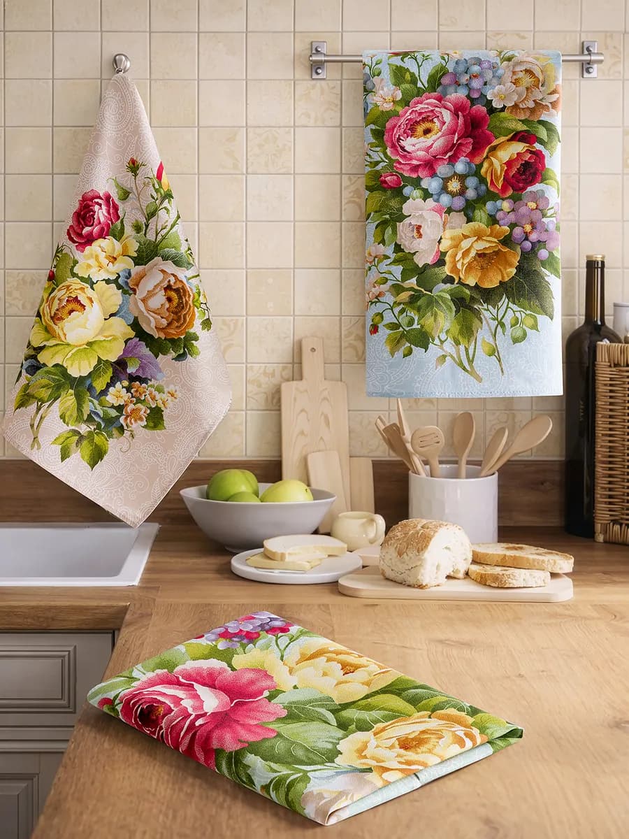 Полотенце кухонное набор 3шт