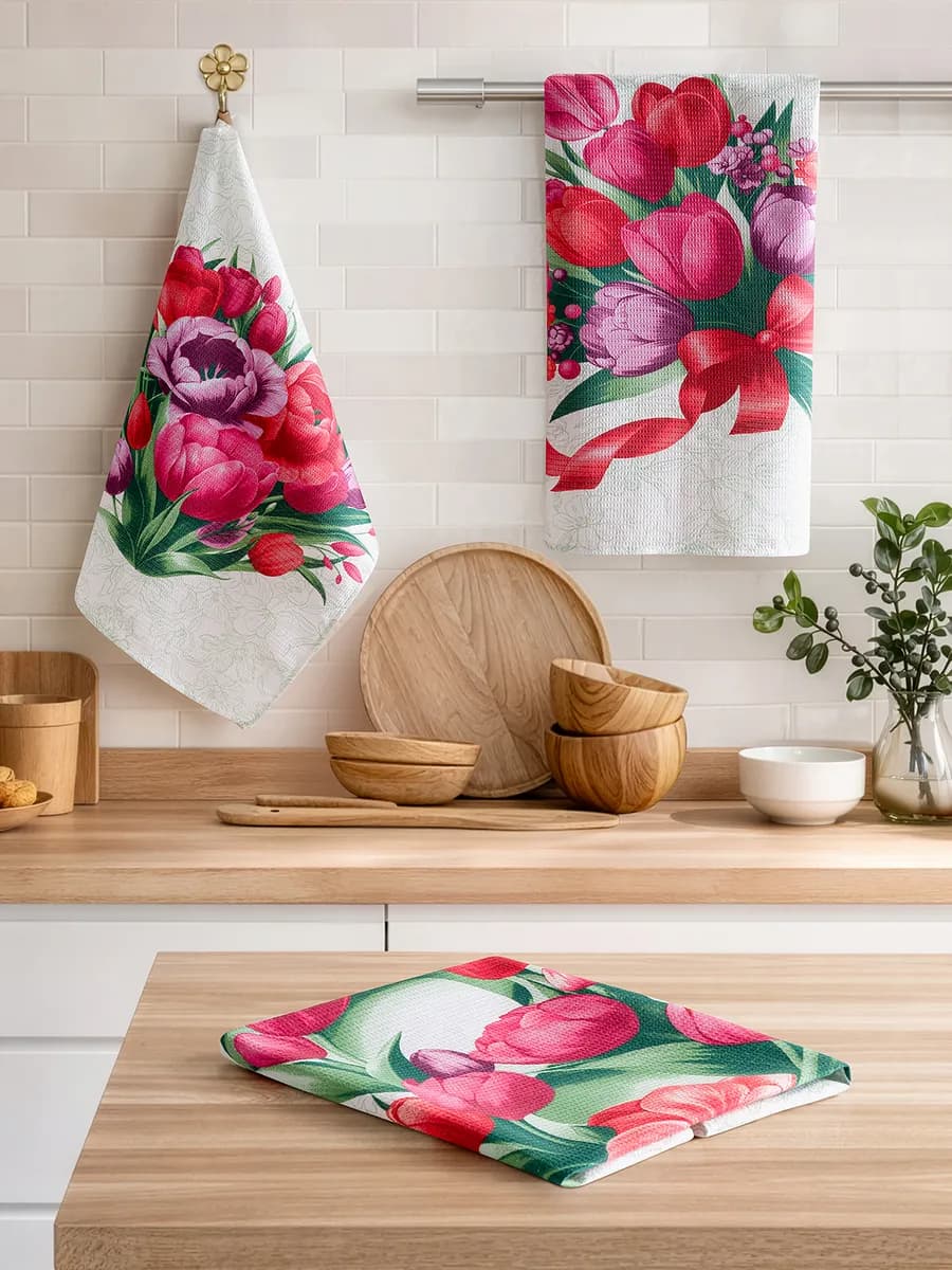 Полотенце кухонное набор 3шт