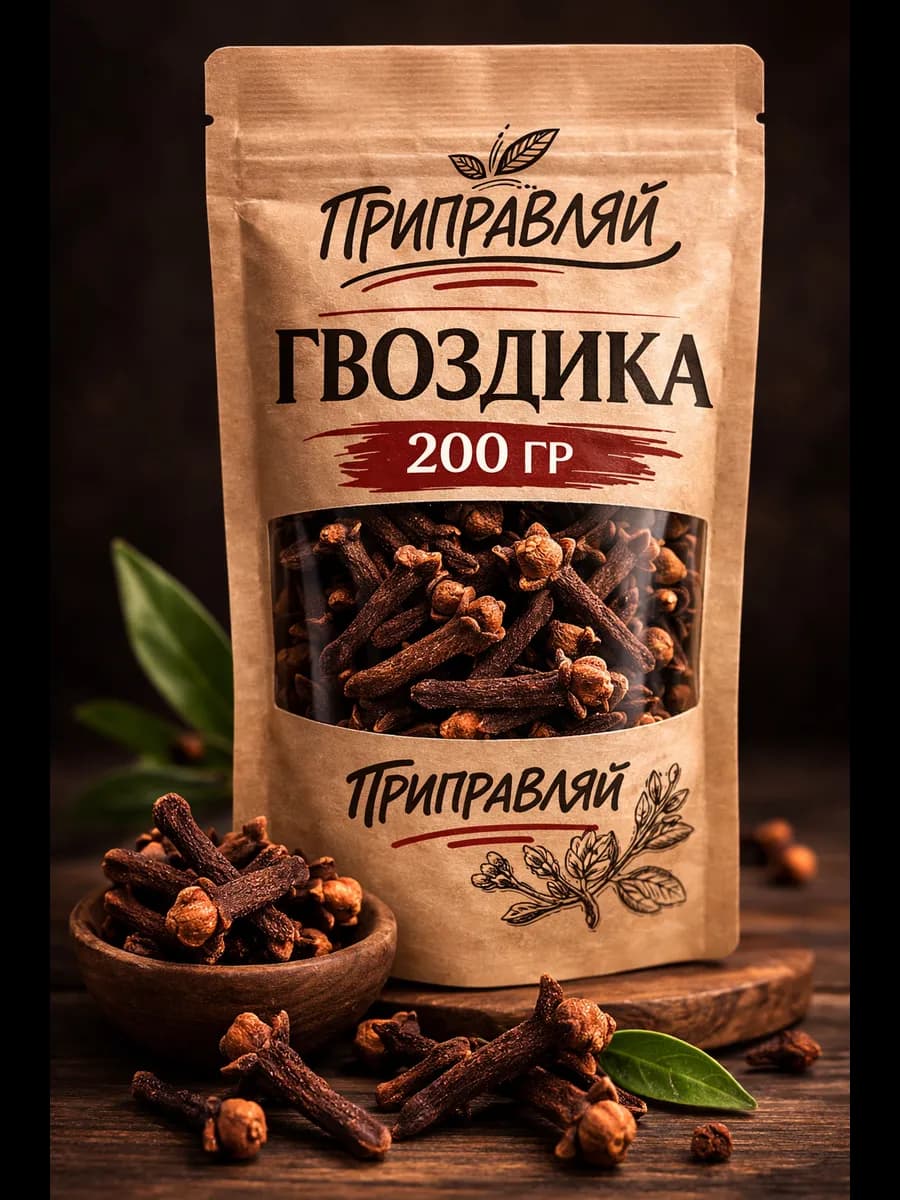 Гвоздика целая натуральная 200 гр