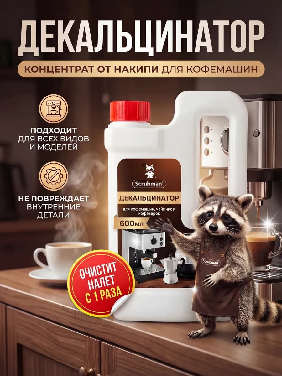 Средство от накипи для кофемашин и чайников