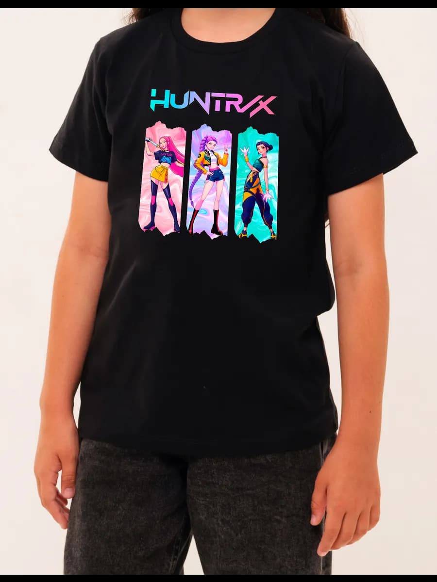 Футболка детская huntrix kpop Хантрикс Кейпоп