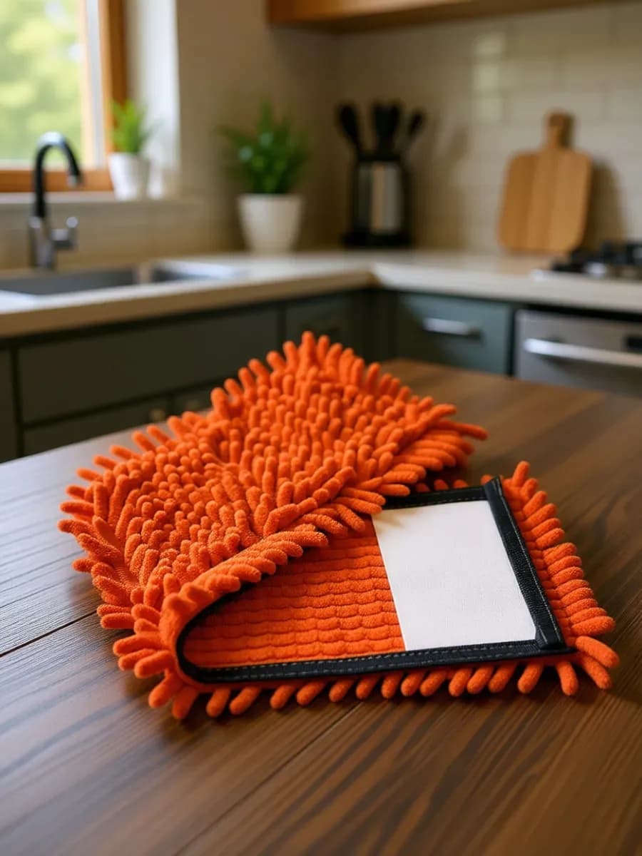 Насадка для швабры с кармашками из резинки