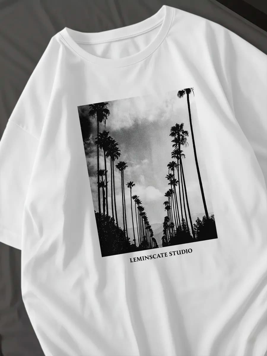 Футболка оверсайз с принтом винтаж