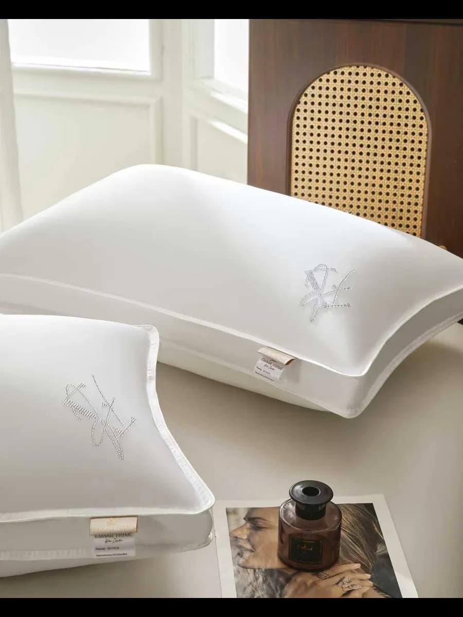 Подушка для сна 50х70 тесто 2 шт премиум качества - фото 1