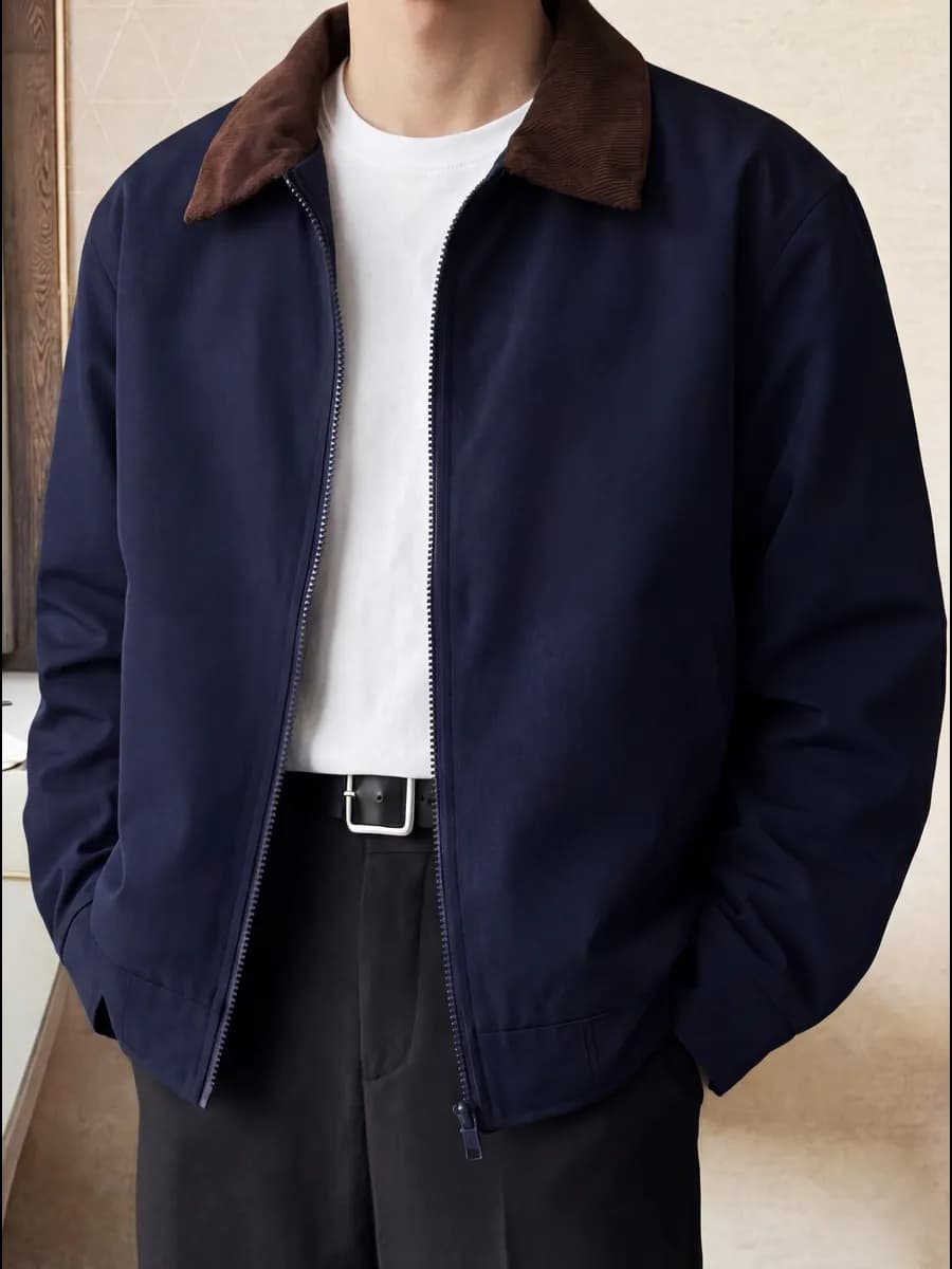 Куртка короткая демисезонная оверсайз