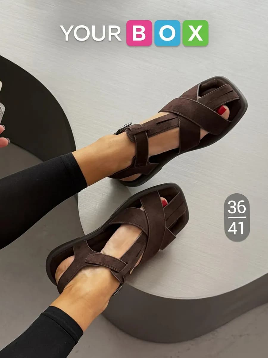 Летние босоножки женские с закрытым носом