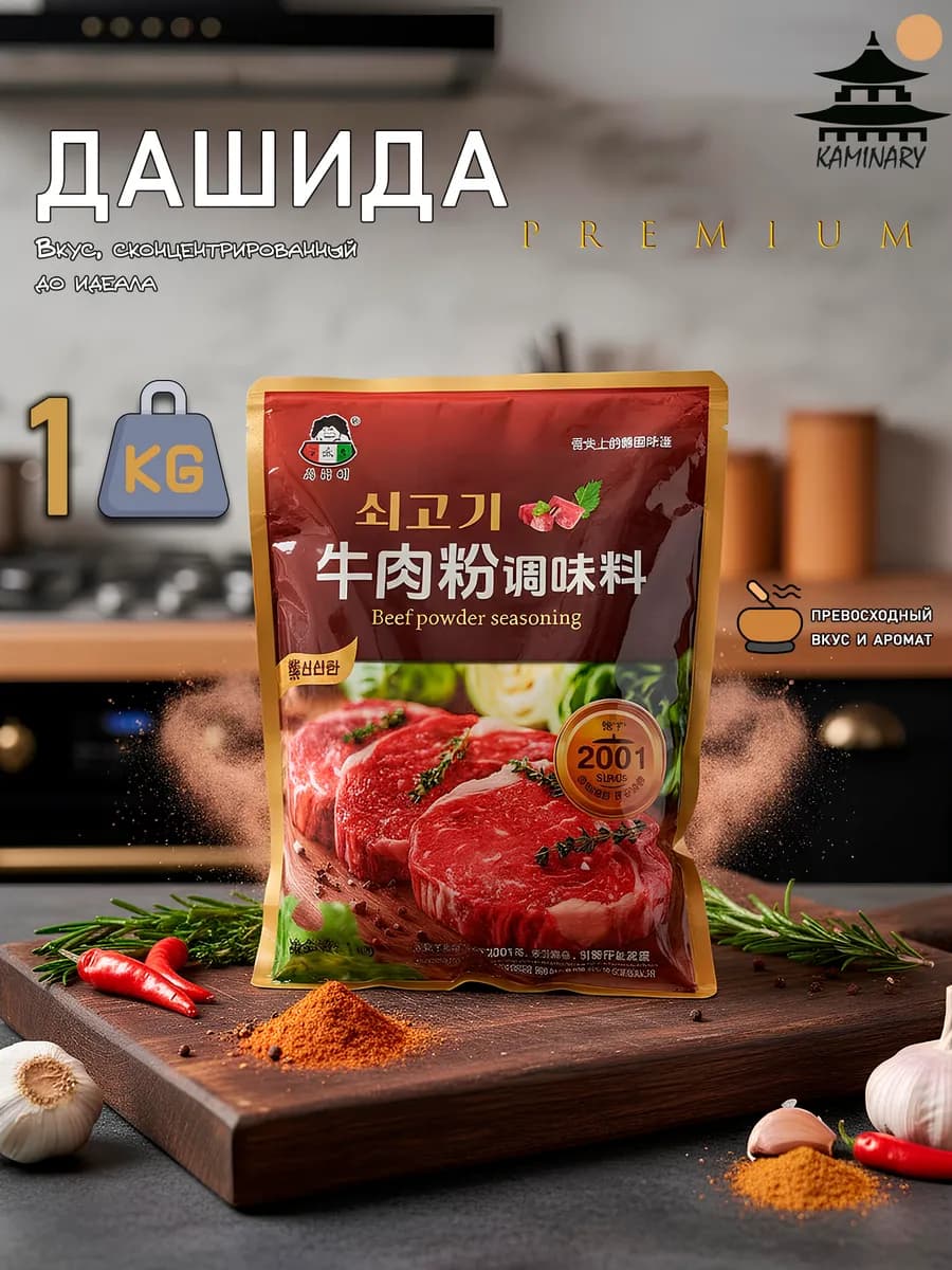 Приправа Дашида говядина для мяса и супов 1 кг