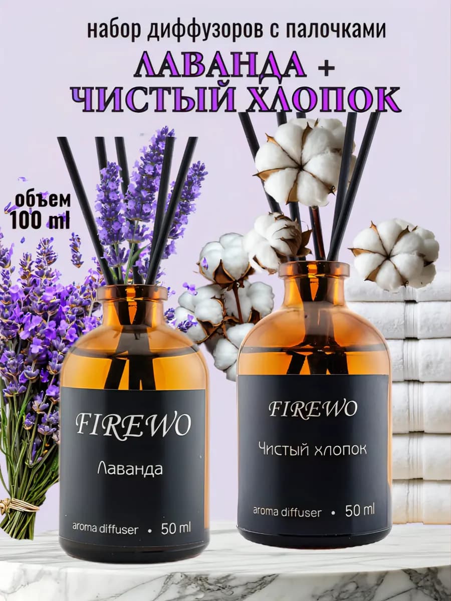 Диффузор с палочками для дома набор парфюмированный 100 мл