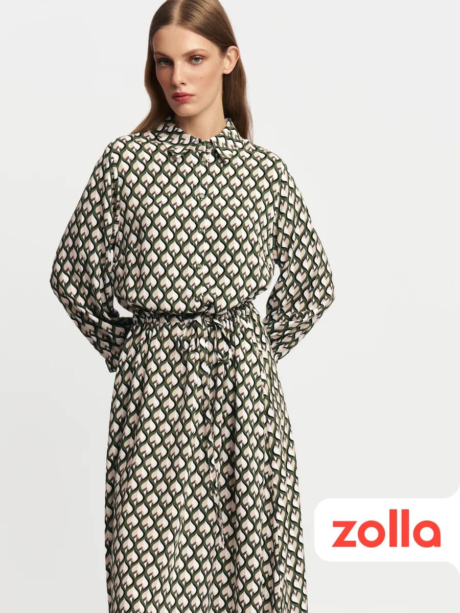 Женское платье-рубашка на кулиске - фото 1