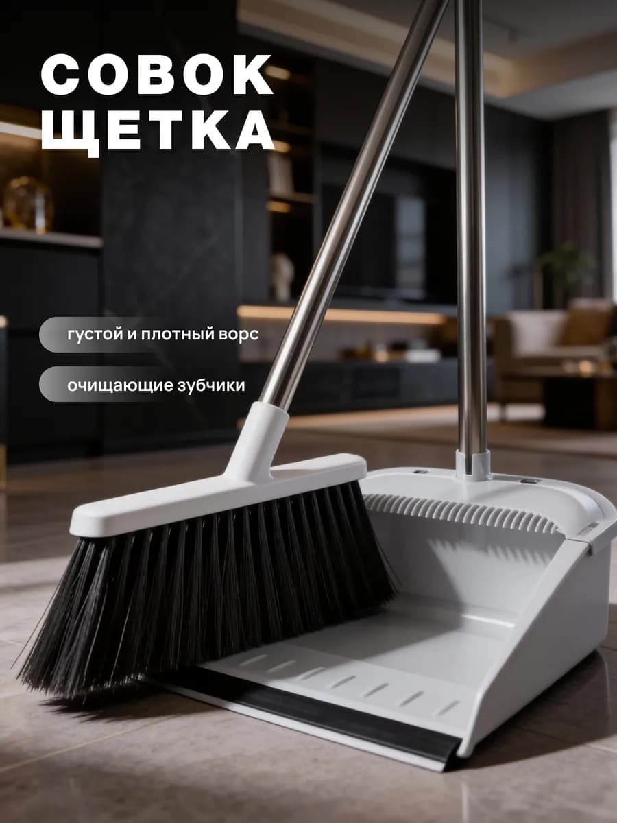 Щетка для уборки веник с совком