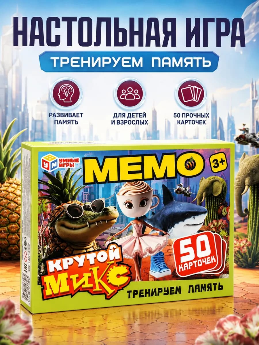 Настольная игра для детей Мемо