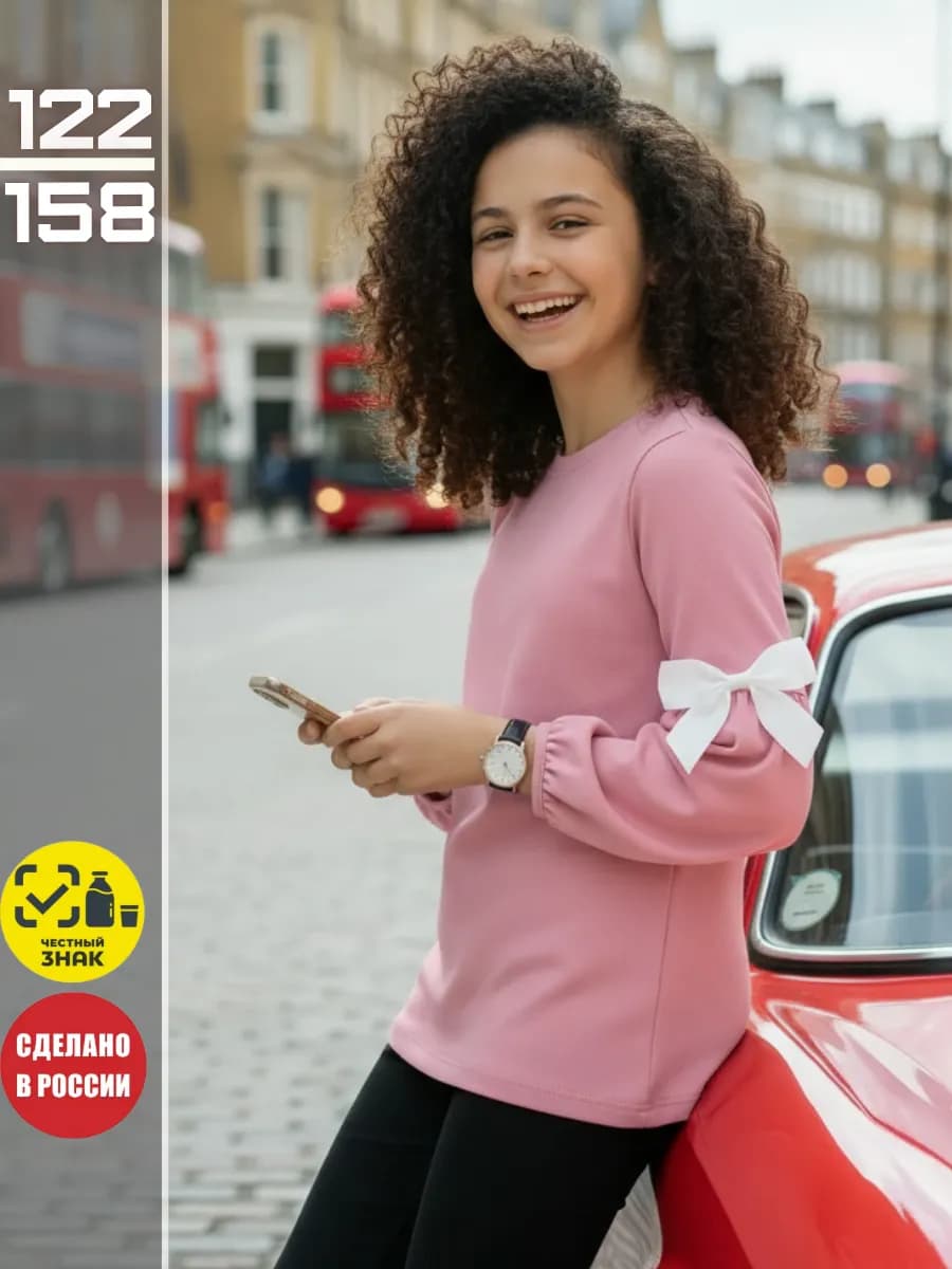 Свитшот лонгслив нарядный джемпер школьный