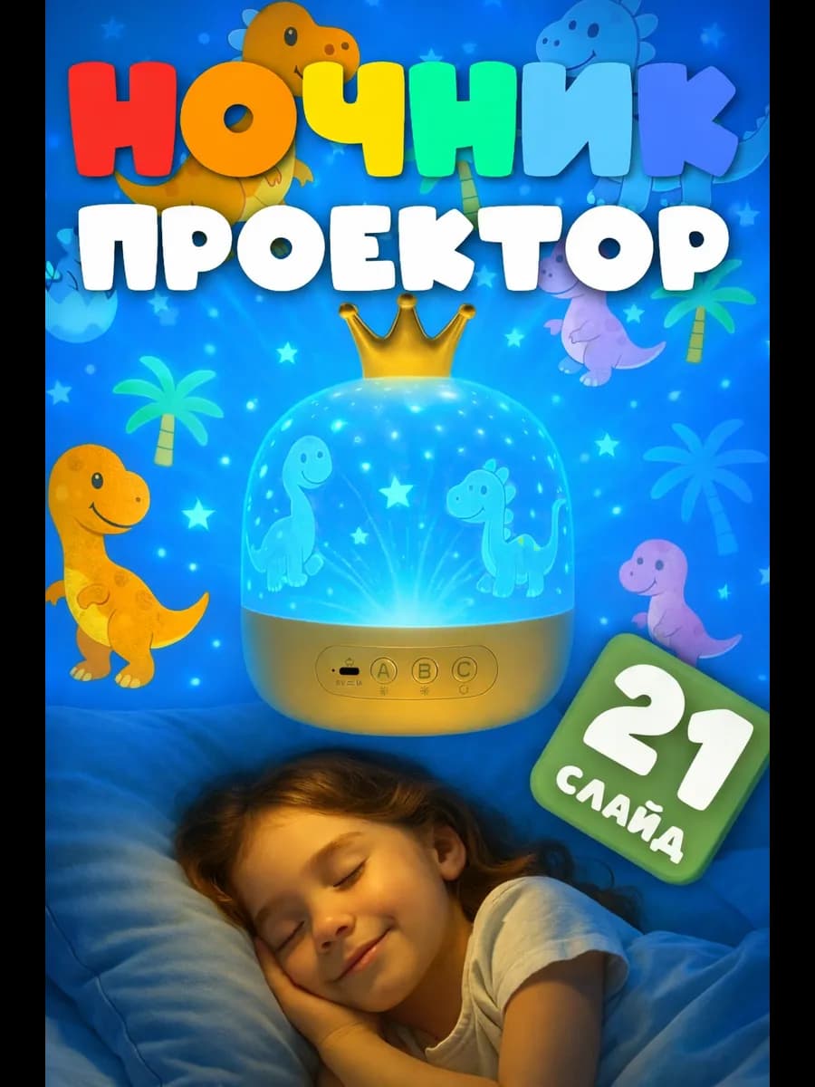 Проектор ночник детский Звездное небо