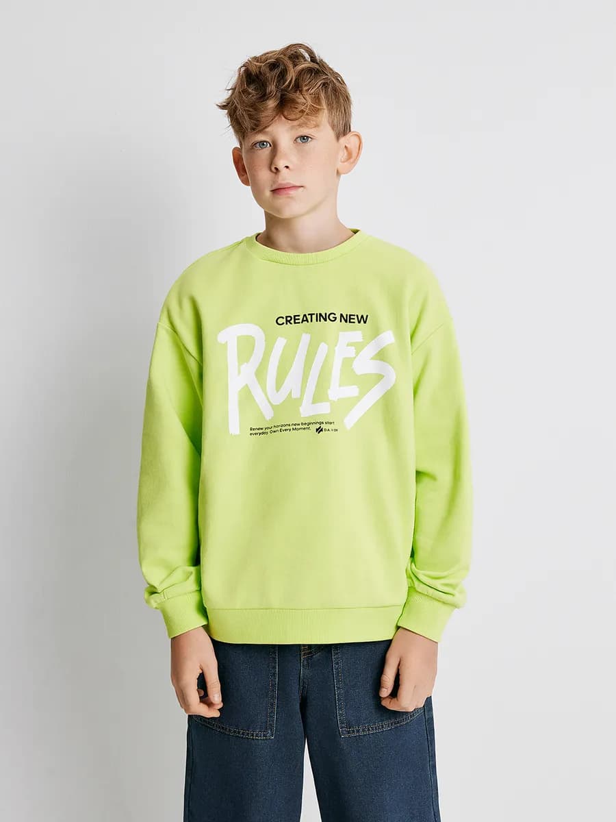 Джемпер свитшот без начеса