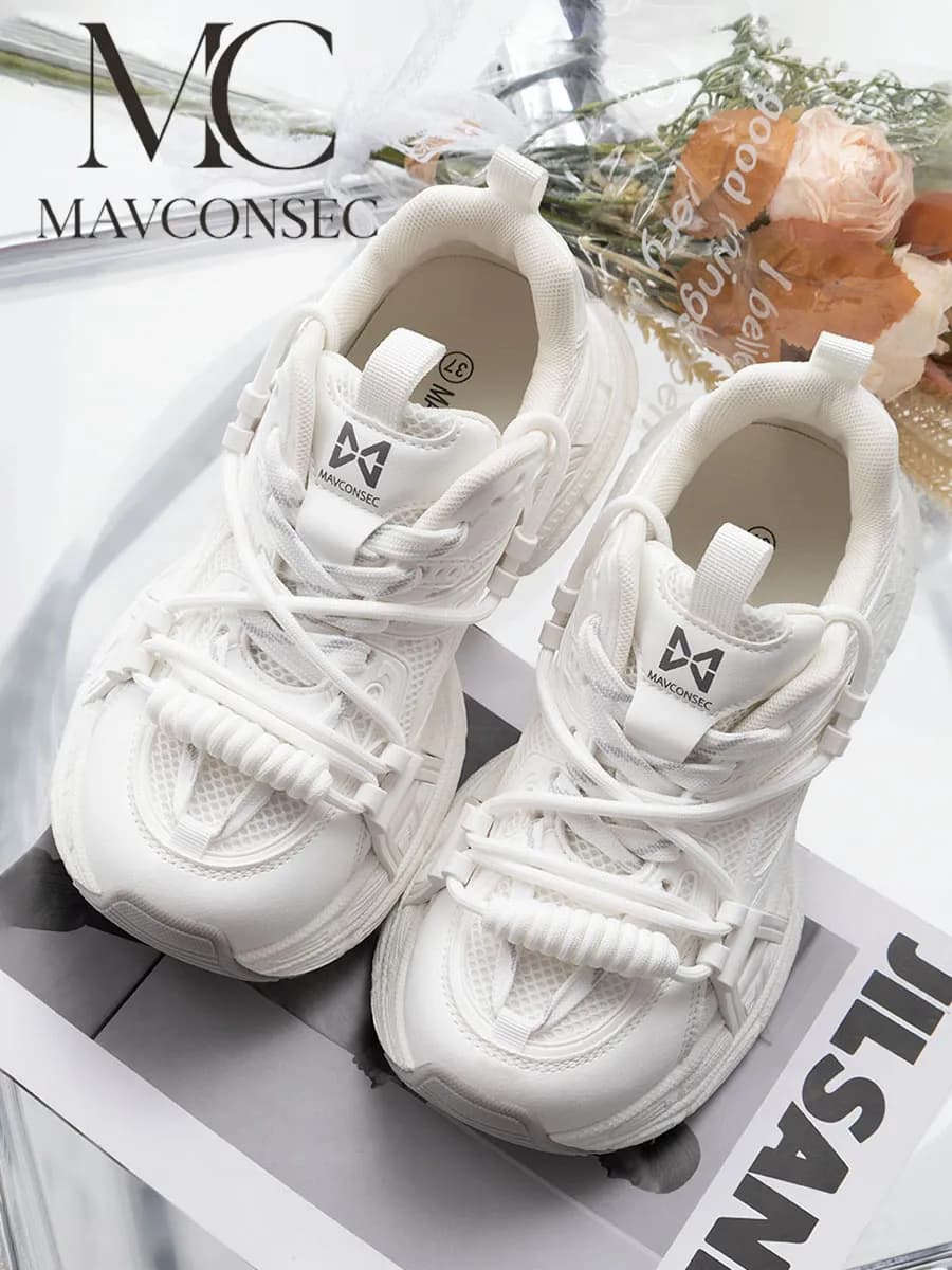 Кроссовки летние на платформе