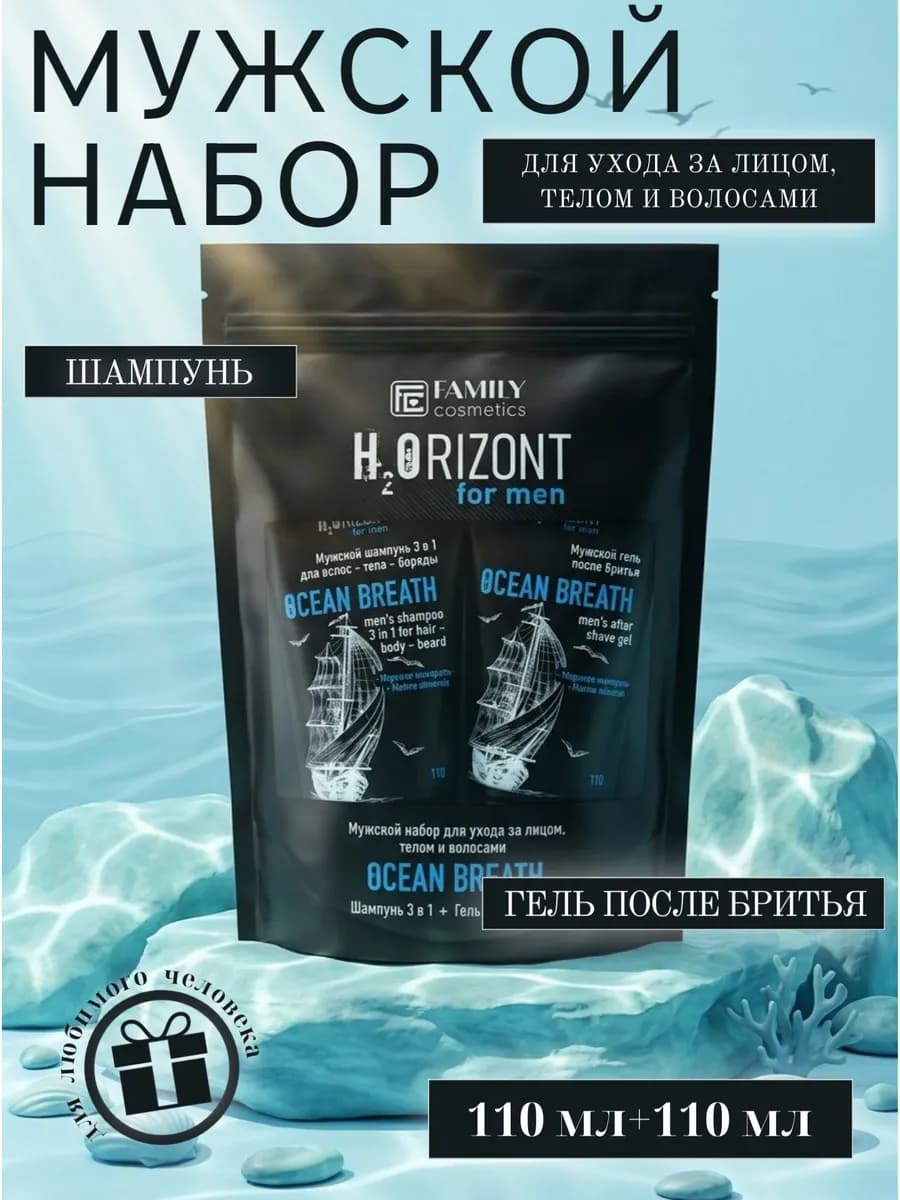 Мужской подарочный набор для душа